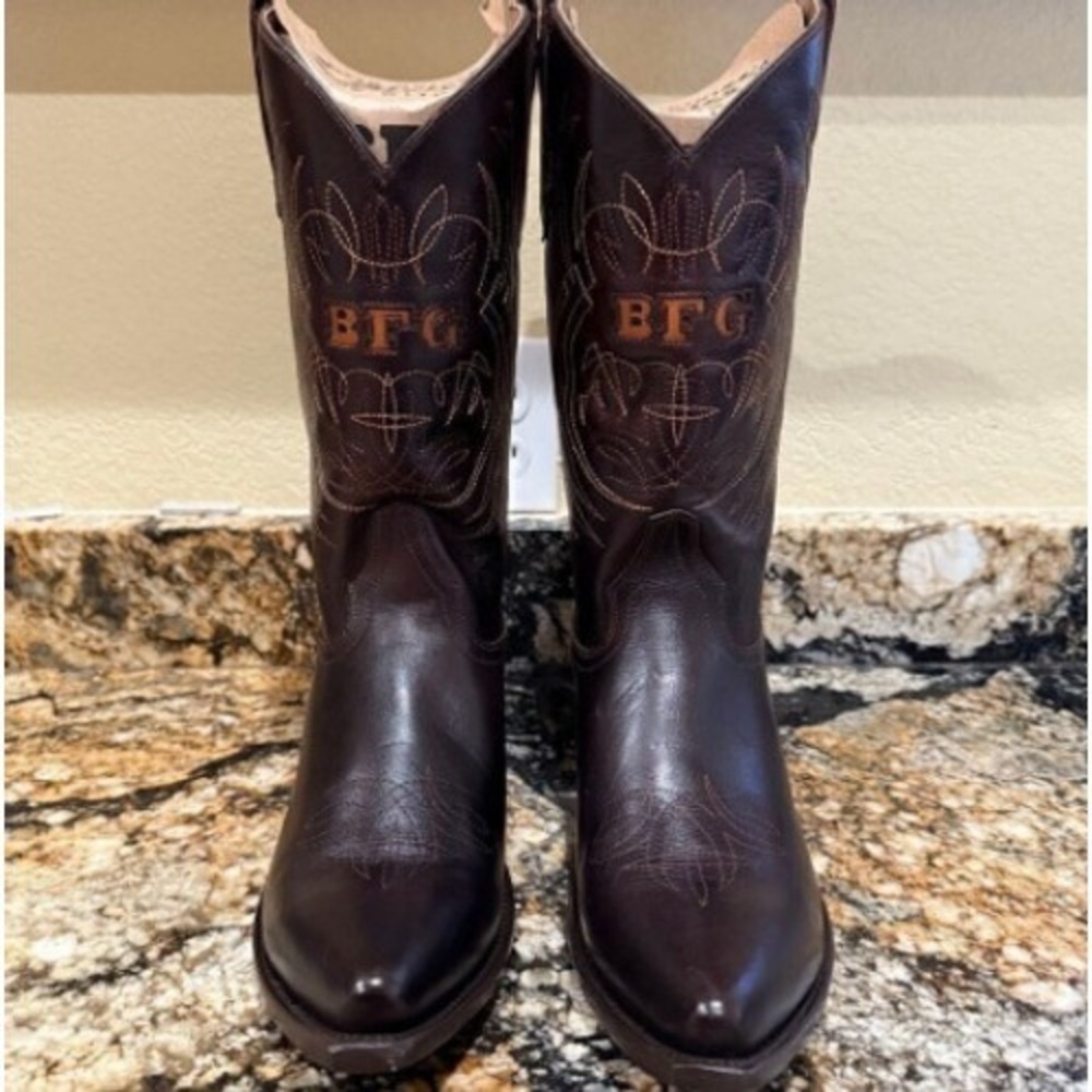 NEW‎ $459 Alvies Billy Gibbons ZZ Top BFG "El Hombre" 12 DE Western Cowboy Boot